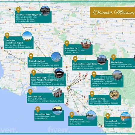 3Br Disney Vila Unit W Parking & Ev - Close To Beaches Midway City Eksteriør billede